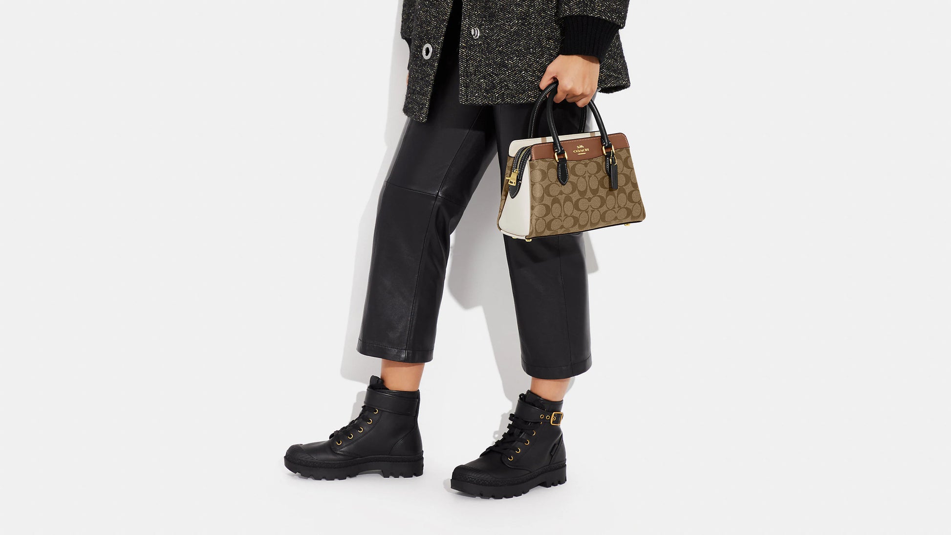 Buy Coach Mini Darcie Carryall in Signature Canvas Bag Small in Pakistan