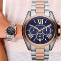 Buy Michael Kors Mens Chronograph Quartz Stainless Steel Blue Dial 43mm Watch - 5606 in Pakistan
