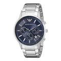 Buy Emporio Armani Men's Chronograph Quartz Stainless Steel Blue Dial 41mm Watch AR2448 in Pakistan