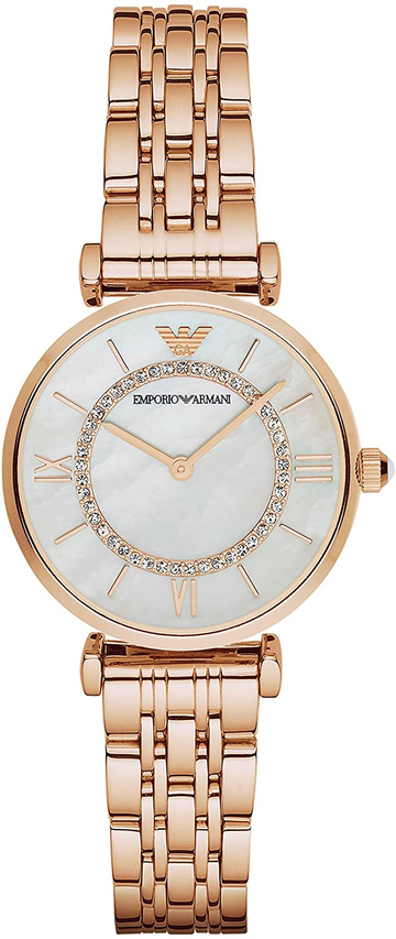 Buy Emporio Armani Womens Analog Stainless Steel Mother Of Pearl Dial 32mm Watch - Ar1909 in Pakistan