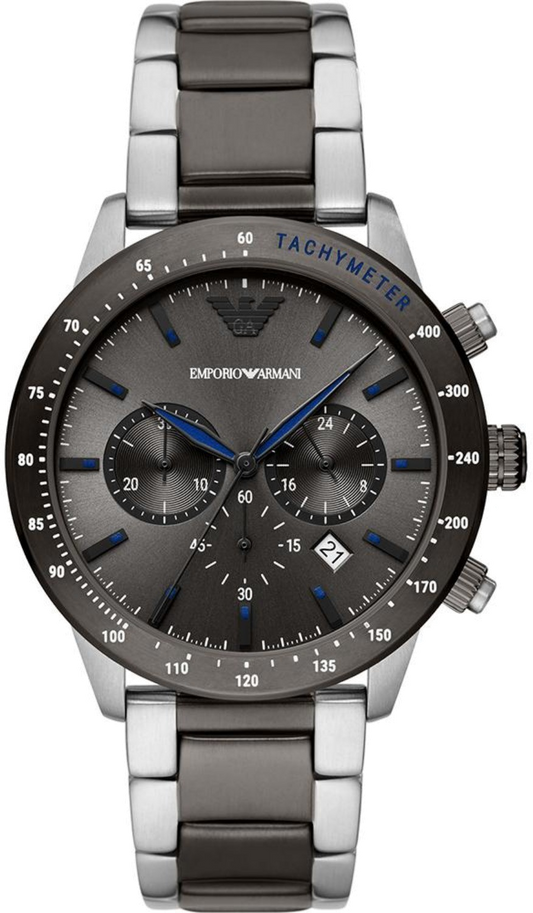 Buy Emporio Armani Menβs Quartz Stainless Steel Grey Dial 43mm Watch - AR11391 in Pakistan