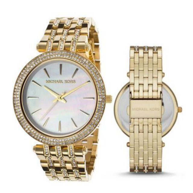 Buy Michael Kors Quartz Stainless Steel Mother Of Pearl Dial 39mm Watch for Women - Mk3219 in Pakistan