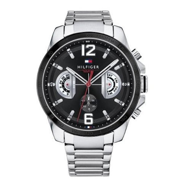 Buy Tommy Hilfiger Quartz Stainless Steel Black Dial 46mm Watch for Men - 1791472 in Pakistan