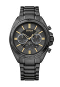 Buy Hugo Boss Mens Chronograph Quartz Stainless Steel Black Dial 45mm Watch - 1513277 in Pakistan