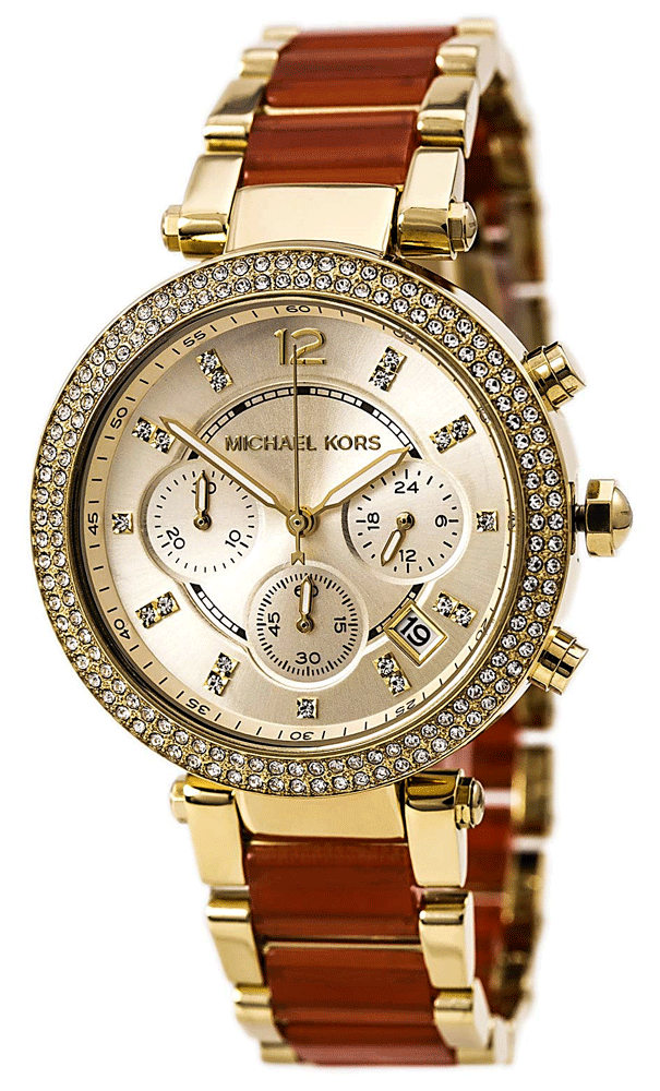 Buy Michael Kors Parker Multi-Function Champagne Dial Ladies Watch - MK6139 in Pakistan