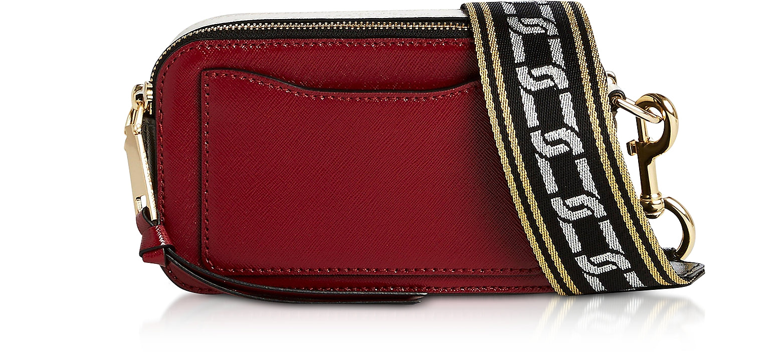 Buy Marc Jacobs The Snap Shot Bag Small - Deep Maroon - Graphite in Pakistan
