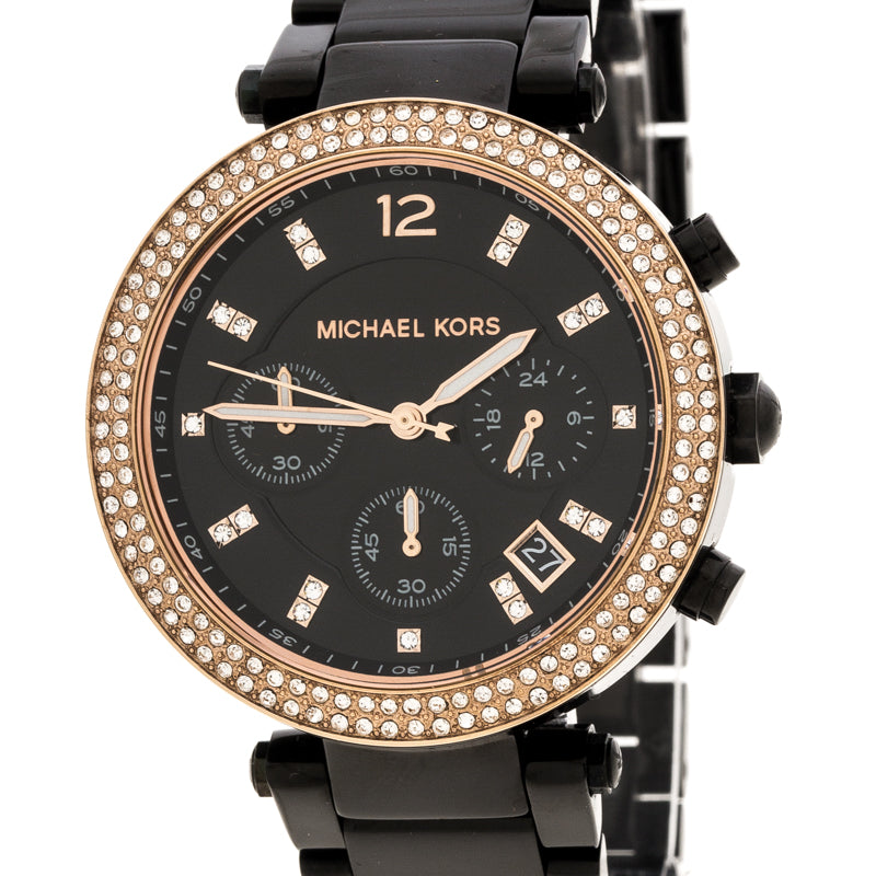 Buy Michael Kors Womens Quartz Stainless Steel Black Dial 39mm Watch - Mk5885 in Pakistan