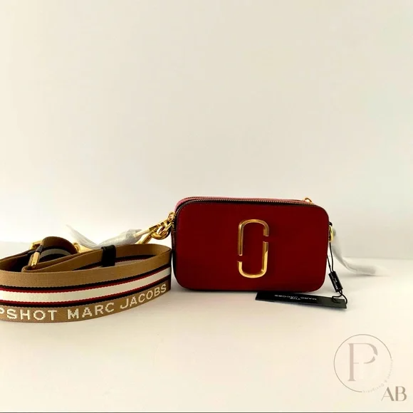 Buy Marc Jacobs The Snap Shot Bag Small - Cranberry Multi in Pakistan