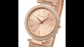 Buy Michael Kors Rose Gold Dial Rose Gold Stainless Steel Strap Ladies Watch - MK3369 in Pakistan