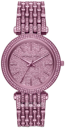 Buy Michael Kors Darci Crystal Set/steel Purple Dial Purple Stainless Steel Strap Watch for Women - Mk3782 in Pakistan