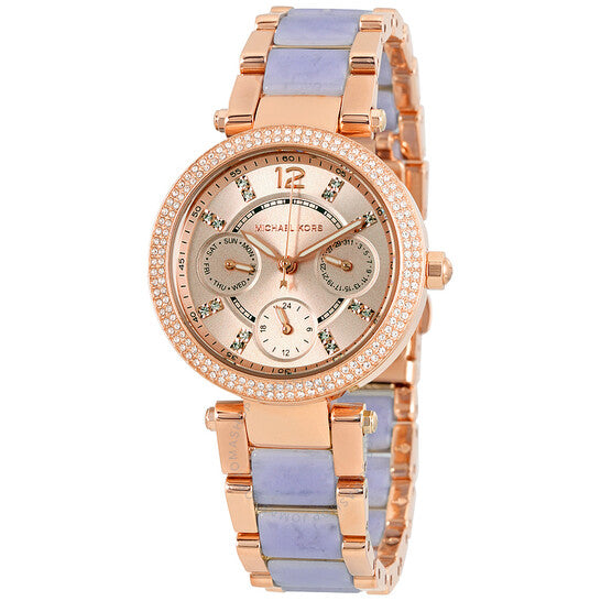 Buy Michael Kors Mini Parker Multi-function Gold Dial Ladies Watch - Mk6327 in Pakistan