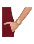 Buy Michael Kors Womens Quartz Stainless Steel Champagne Dial 39mm Watch - Mk5354 in Pakistan