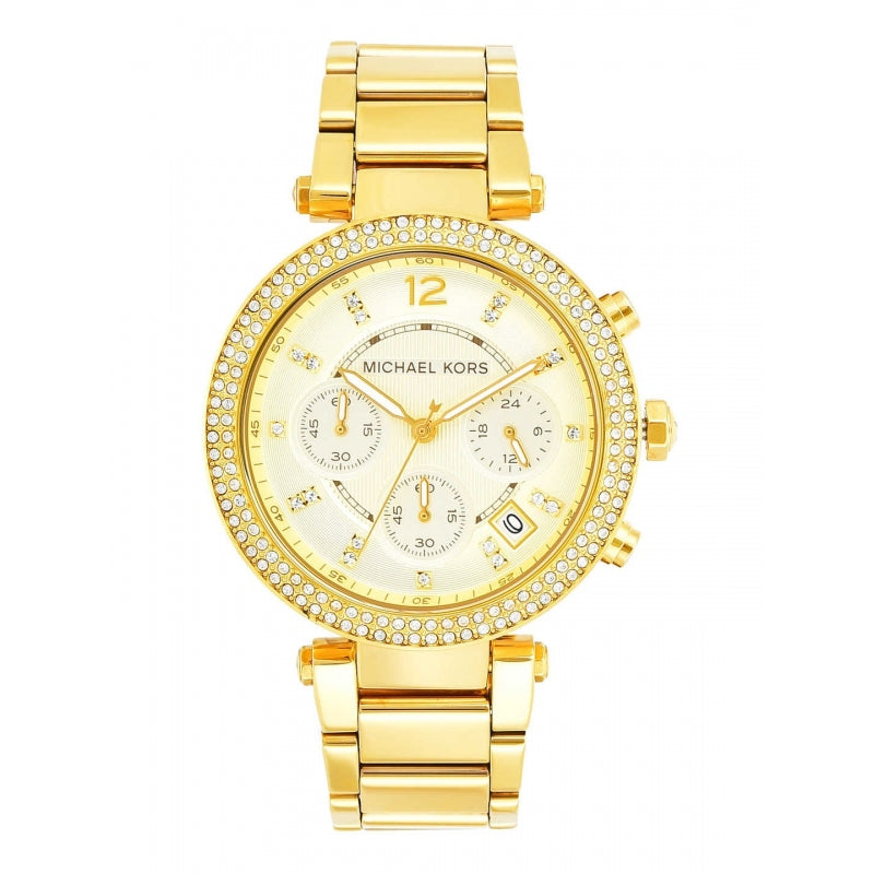 Buy Michael Kors Womens Quartz Stainless Steel Champagne Dial 39mm Watch - Mk5354 in Pakistan