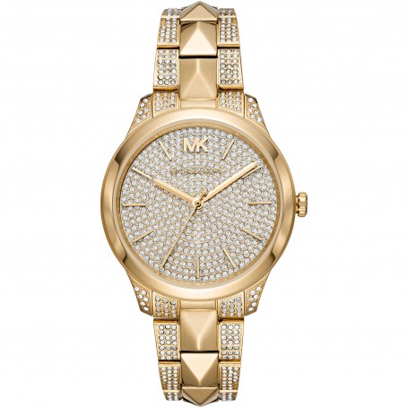 Buy Michael Kors Womens Quartz Runway Mercer Stainless Steel Gold Dial 38mm Watch - Mk6715 in Pakistan