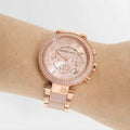 Buy Michael Kors Womens Quartz Parker Stainless Steel Rose Gold Dial 39mm Watch - Mk5896 in Pakistan