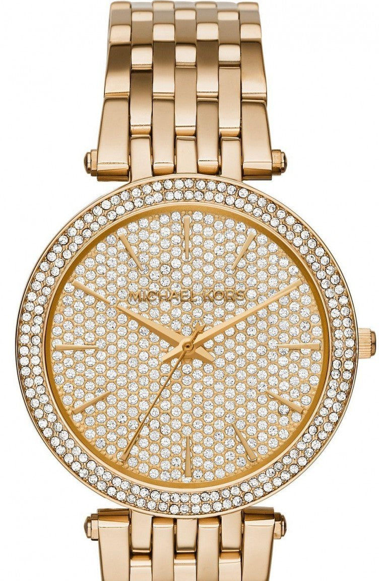 Buy Michael Kors Womens Quartz Darci Stainless Steel Gold Dial 39mm Watch - Mk3438 in Pakistan