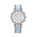 Buy Michael Kors Parker Mother of Pearl Dial Light Blue Strap Ladies Watch - MK6138 in Pakistan