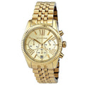 Buy Michael Kors Womens Chronograph Quartz Stainless Steel Gold Dial 38mm Watch - Mk5556 in Pakistan