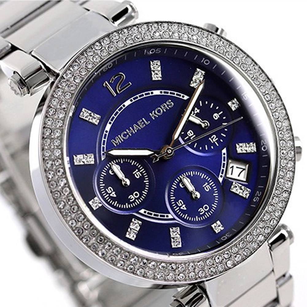 Buy Michael Kors Womens Quartz Stainless Steel Blue Dial 39mm Watch - Mk6117 in Pakistan