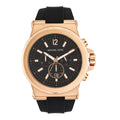 Buy Michael Kors Men’s Chronograph Silicone Strap Black Dial 45mm Watch - MK8184 in Pakistan