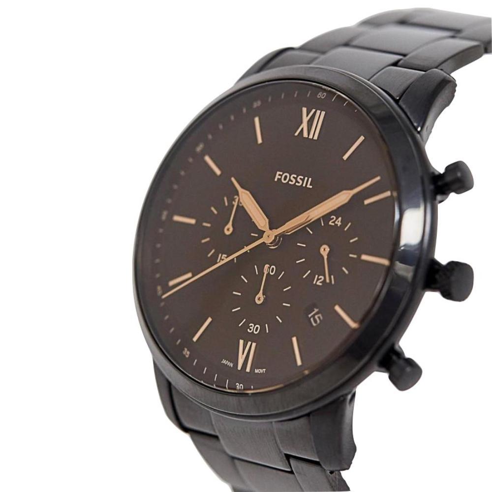 Buy Men's Chronograph Quartz Neutra Black Stainless Steel Black Dial 44Mm Watch in Pakistan