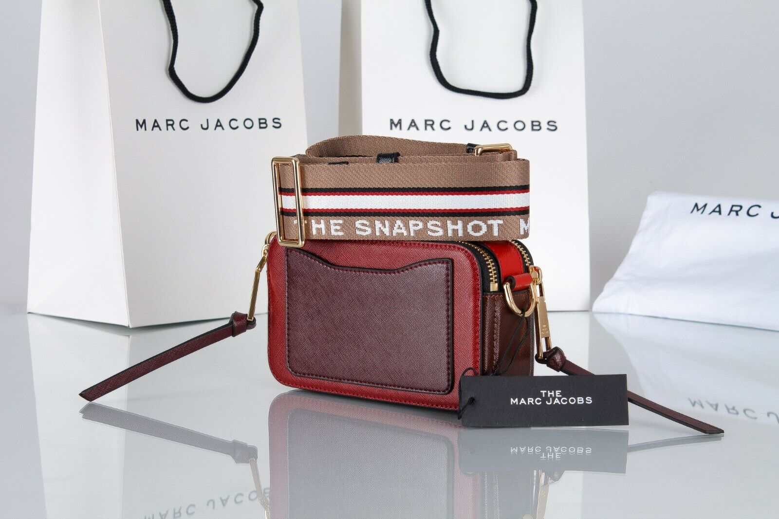 Buy Marc Jacobs The Snap Shot Bag Small - Cranberry Multi in Pakistan