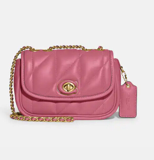 Buy Coach Pillow Maddison Shoulder With Quilting Bag Small - Petunia in Pakistan