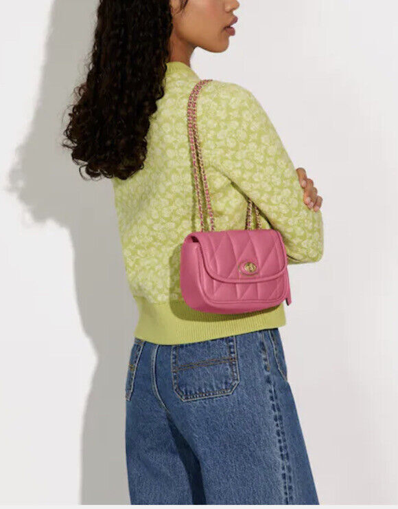 Buy Coach Pillow Maddison Shoulder With Quilting Bag Small - Petunia in Pakistan