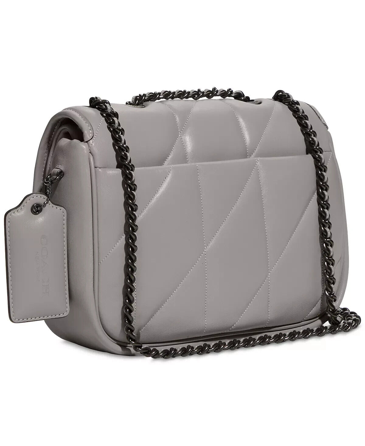 Buy Coach Pillow Maddison Shoulder With Quilting Bag Small - Dove Grey in Pakistan