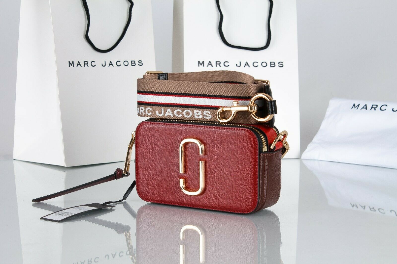 Buy Marc Jacobs The Snap Shot Bag Small - Cranberry Multi in Pakistan