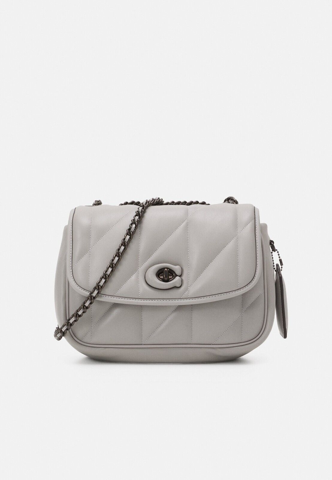 Buy Coach Pillow Maddison Shoulder With Quilting Bag Small - Dove Grey in Pakistan