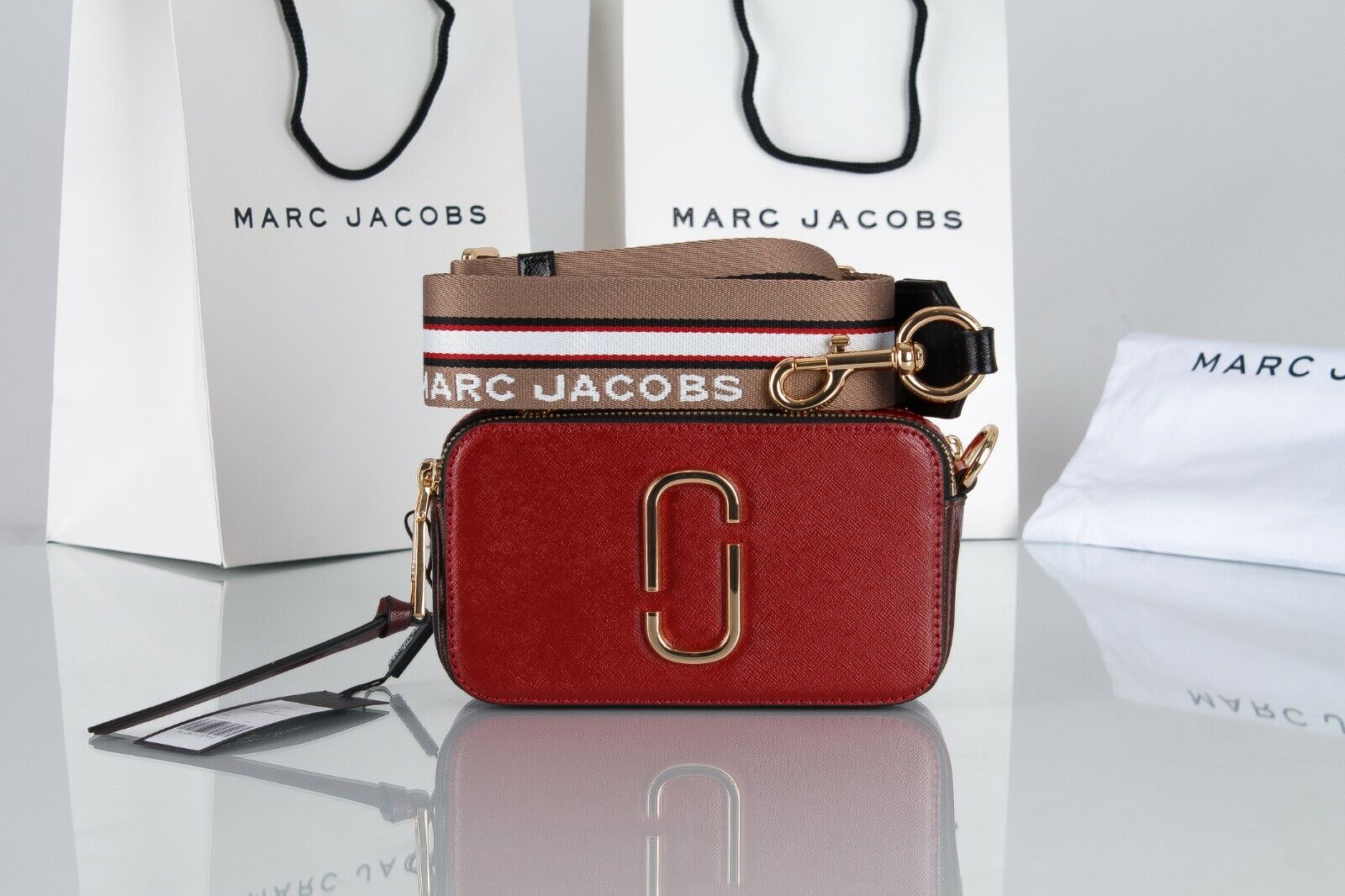 Buy Marc Jacobs The Snap Shot Bag Small - Cranberry Multi in Pakistan