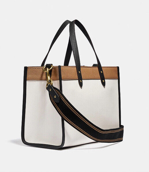 Buy Coach Field Tote Bag Large - Chalk in Pakistan