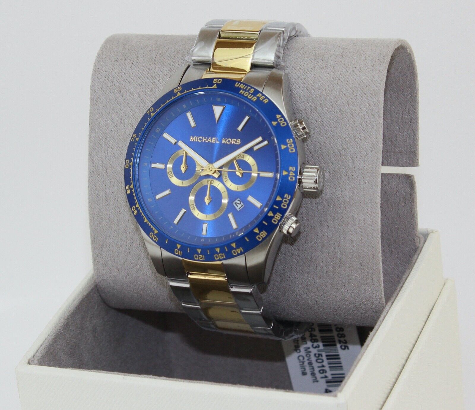 Buy Michael Kors Mens Quartz Stainless Steel Blue Dial 45mm Watch - Mk8825 in Pakistan