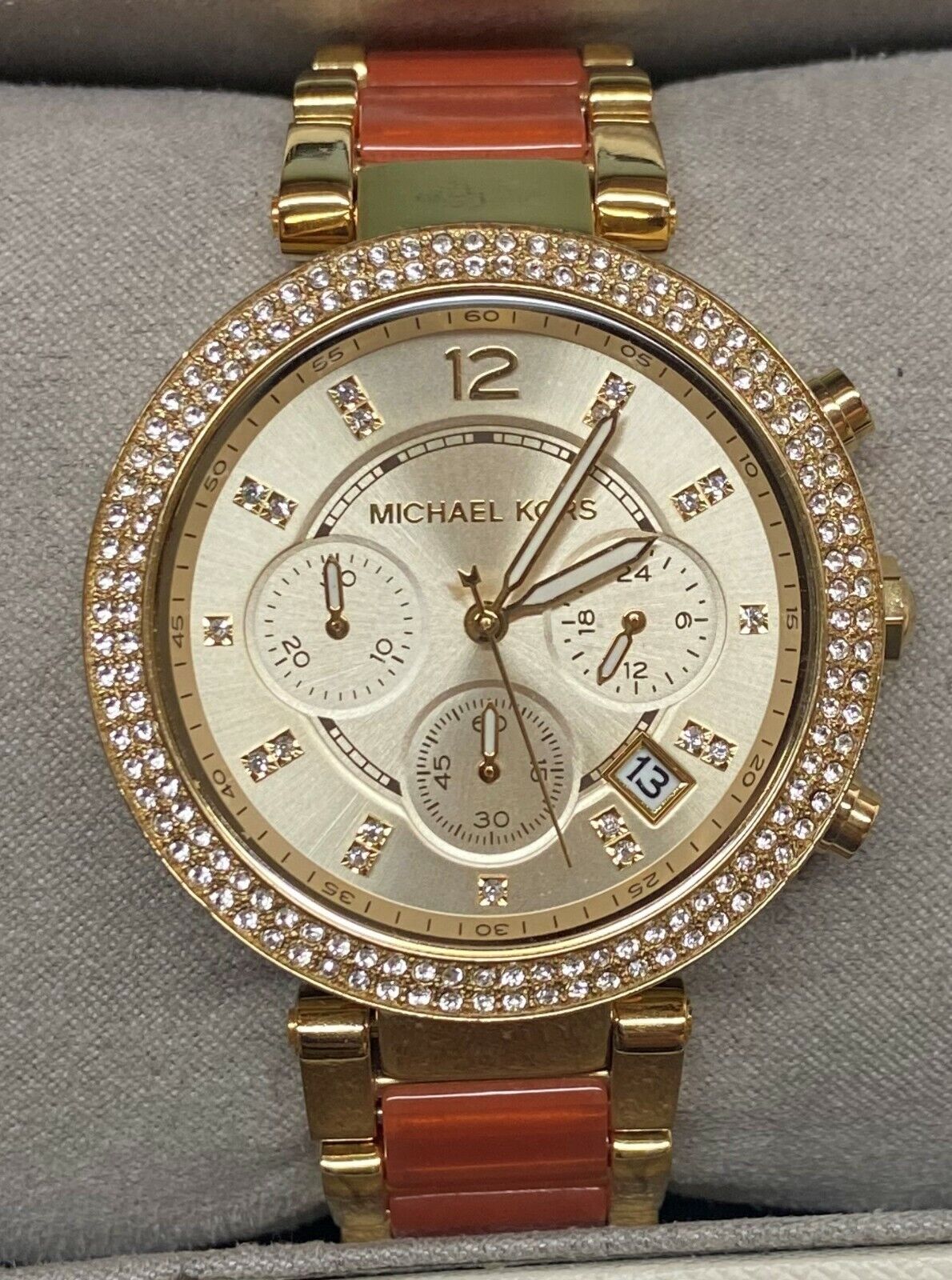 Buy Michael Kors Parker Multi-Function Champagne Dial Ladies Watch - MK6139 in Pakistan