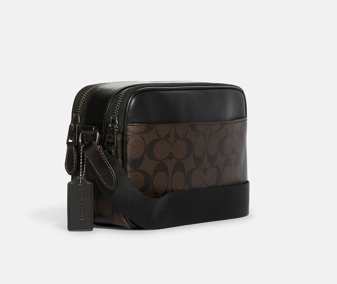 Buy Coach Graham Crossbody In Blocked Signature Canvas With Varsity Stripe Small Bag in Pakistan