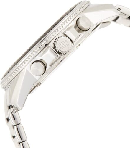 Buy Tommy Hilfiger Mens Quartz Silver Stainless Steel Grey Dial 45mm Watch - 1791857 in Pakistan