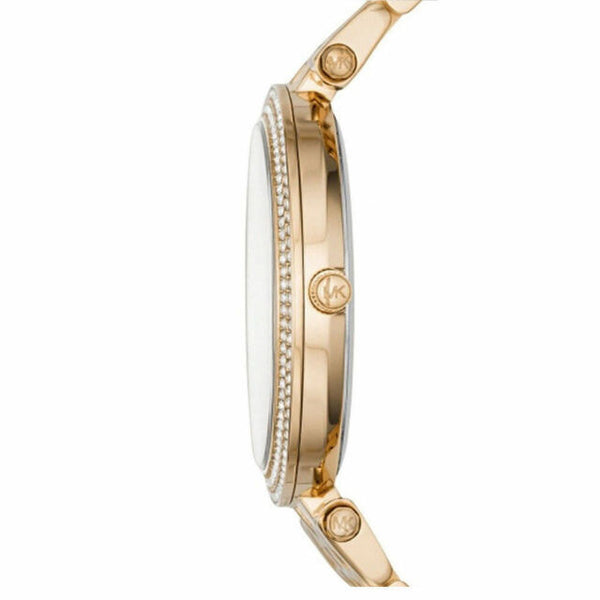 Buy Michael Kors Womens Quartz Darci Stainless Steel Gold Dial 39mm Watch - Mk3438 in Pakistan