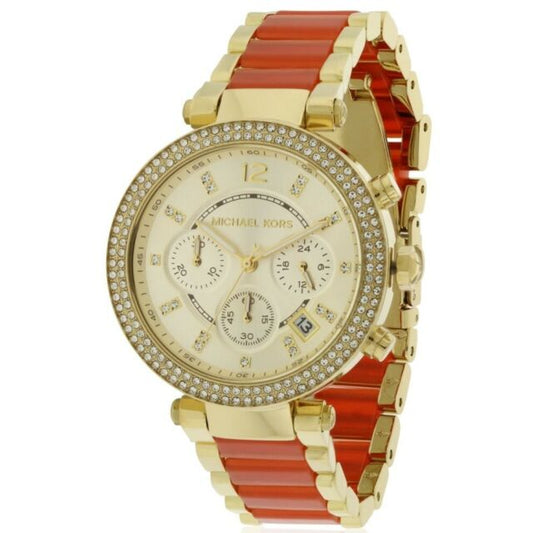 Buy Michael Kors Parker Multi-Function Champagne Dial Ladies Watch - MK6139 in Pakistan
