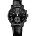 Buy Tommy Hilfiger Quartz Leather Strap Black Dial 44mm Watch for Men - 1791310 in Pakistan