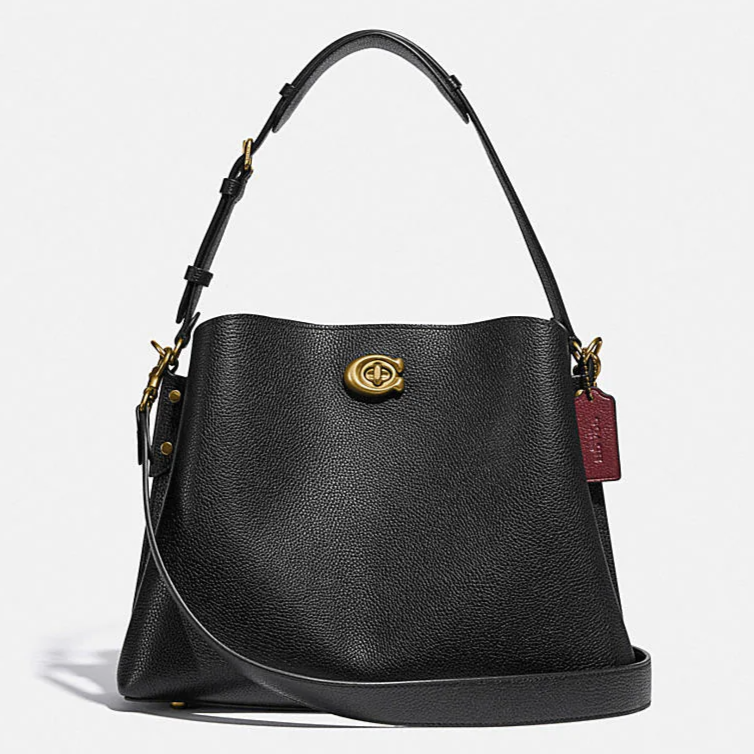 Buy Coach Willow Shoulder Bag Medium - Black in Pakistan