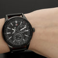 Buy Tommy Hilfiger Quartz Leather Strap Black Dial 44mm Watch for Men - 1791638 in Pakistan
