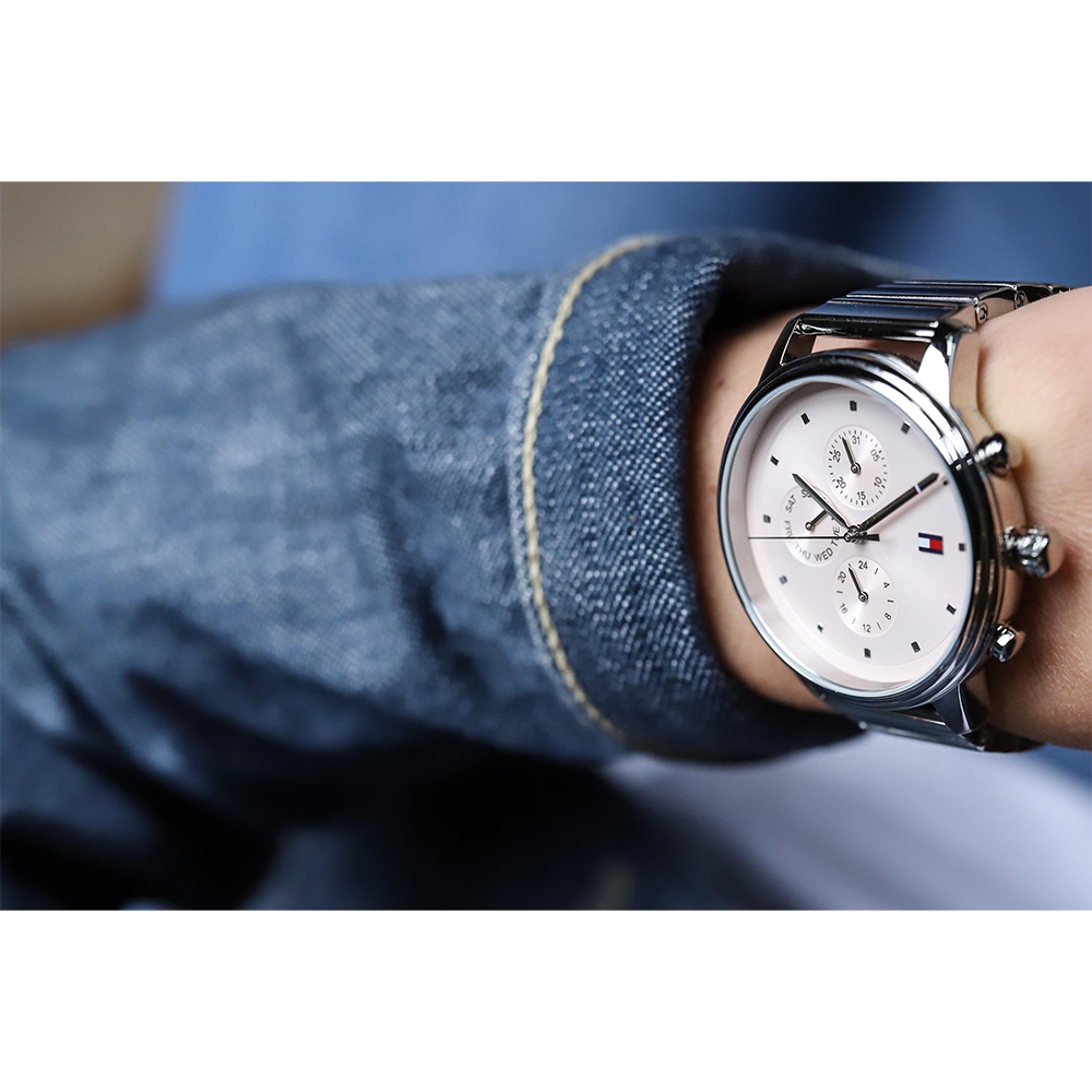 Buy Tommy Hilfiger Quartz Stainless Steel Pink Dial 38mm Watch for Women - 1781904 in Pakistan