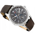 Buy Tommy Hilfiger Austin Grey Dial Brown Leather Strap Watch for Men - 1791637 in Pakistan