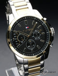 Buy Tommy Hilfiger Mens Quartz Stainless Steel Black Dial 46mm Watch - 1791559 in Pakistan