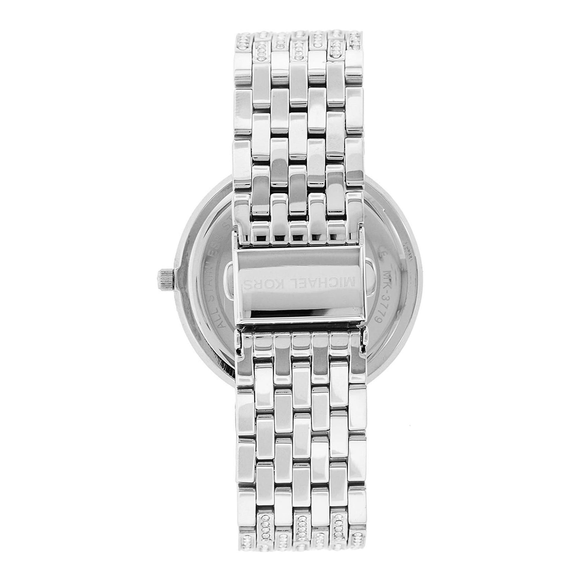 Buy Michael Kors Darci Silver Diamonds Dial Silver Stainless Steel Strap Watch for Women - Mk3779 in Pakistan