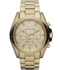 Buy Michael Kors Runway Gold Stainless Steel Gold Dial Chronograph Quartz Watch For Ladies - Mk5777 in Pakistan