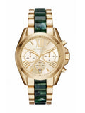 Buy Michael Kors Bradshaw Chronograph Gold Dial Two Tone Strap Ladies Watch - Mk6397 in Pakistan