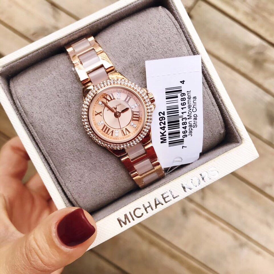 Buy Michael Kors Camille Rose Gold Dial Rose Gold Steel Strap Watch for Women - MK4292 in Pakistan