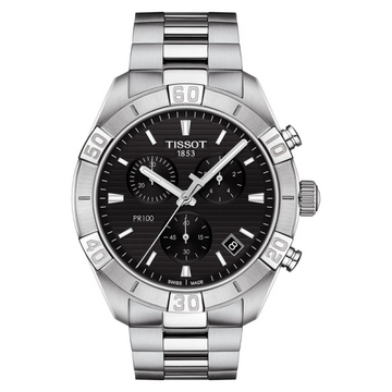 Buy Tissot Men’s Quartz Swiss-Made Silver Stainless Steel Black Dial 44mm Watch T101.617.11.051.00 in Pakistan